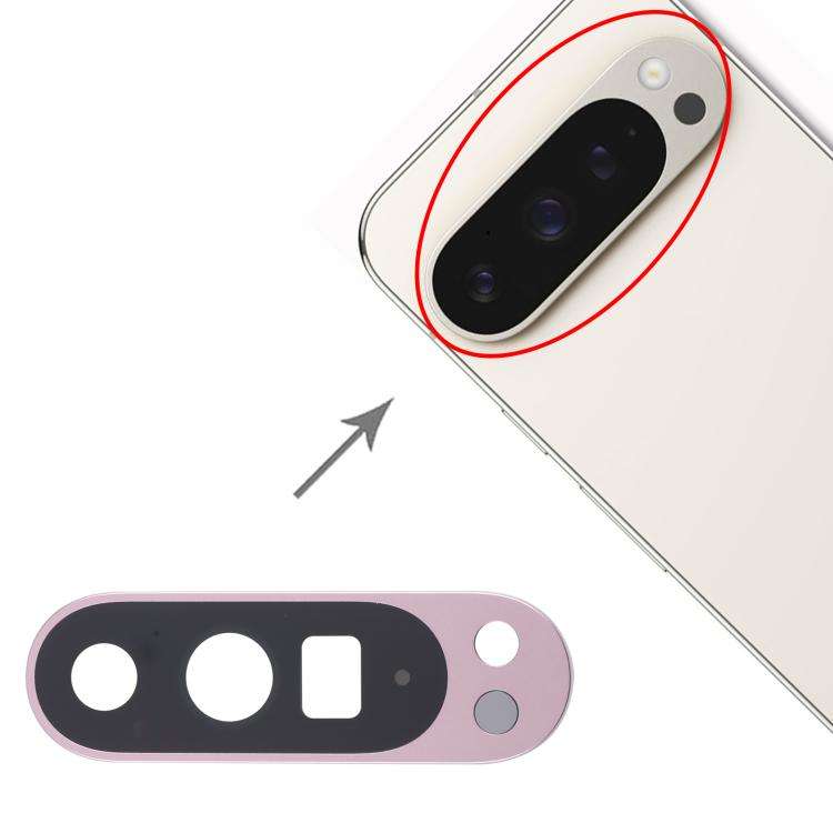 For Google Pixel 9 Pro XL Original Rear Camera Lens Cover (Pink)