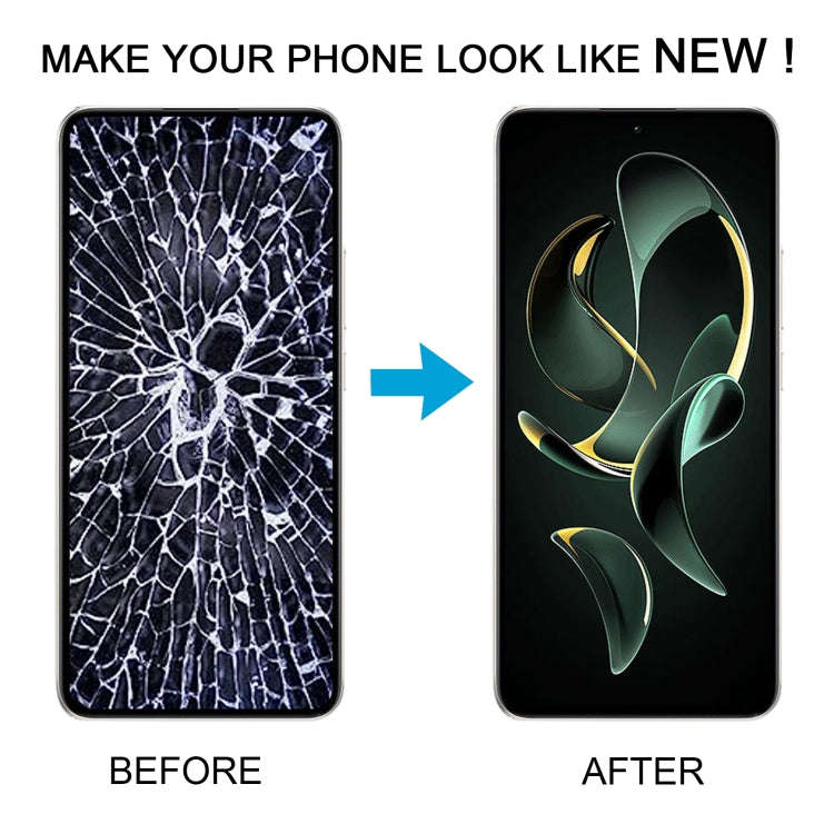 For Xiaomi 13T Original AMOLED Material LCD Screen Digitizer Full Assembly with Frame (Gold)