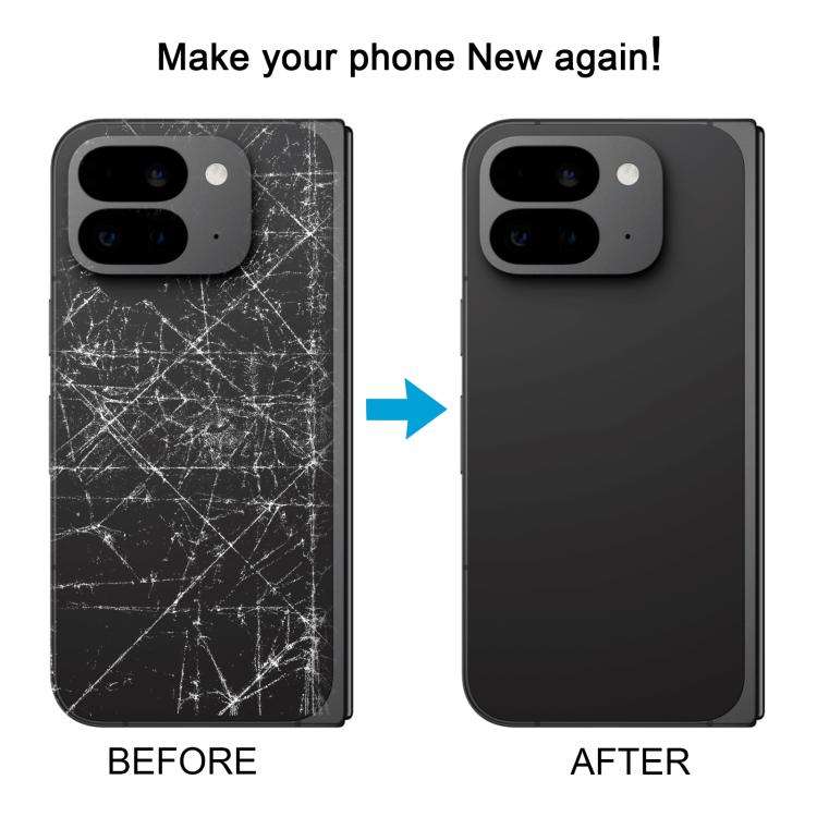 For Google Pixel 9 Pro Fold Original Back Cover with Camera Lens Cover(Black)
