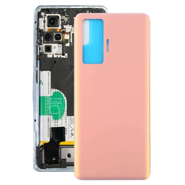 For Vivo X50 5G / V2001A Battery Back Cover (Pink)