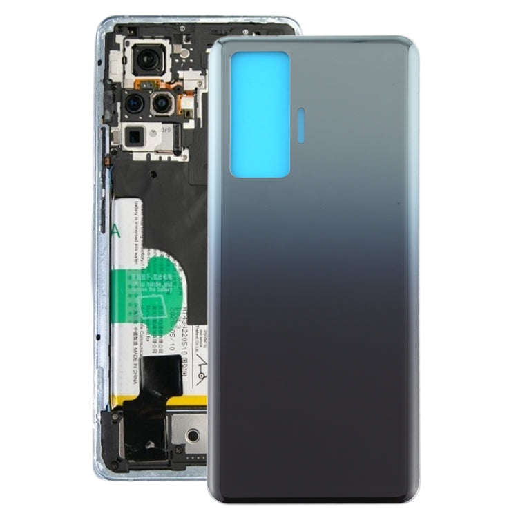 For Vivo X50 2004 Battery Back Cover (Black)