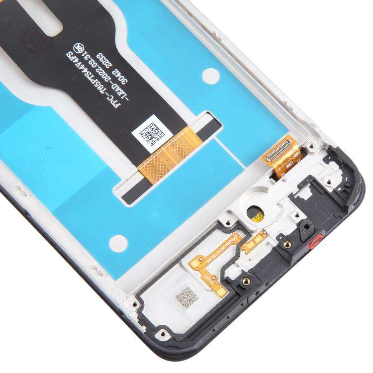 For T-Mobile REVVL 6X 5G LCD Screen Digitizer Full Assembly with Frame (Black)