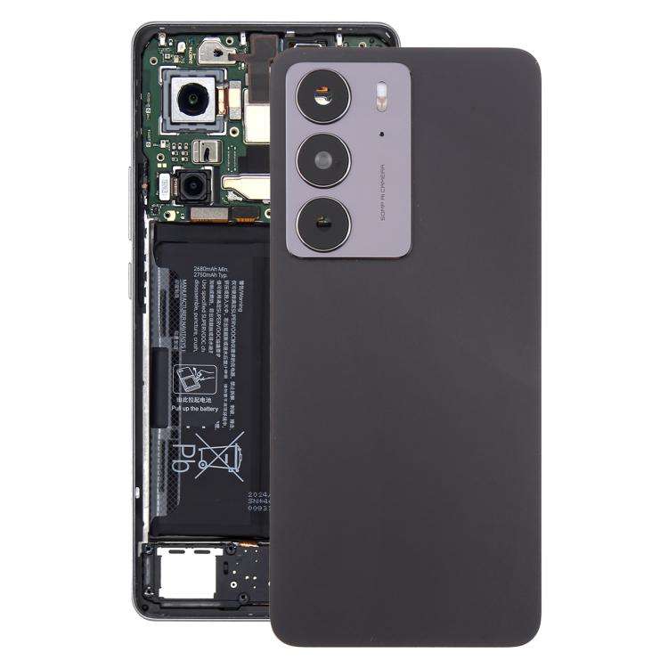 For Realme C75 4G Original Back Cover with Camera Lens Cover(Black)