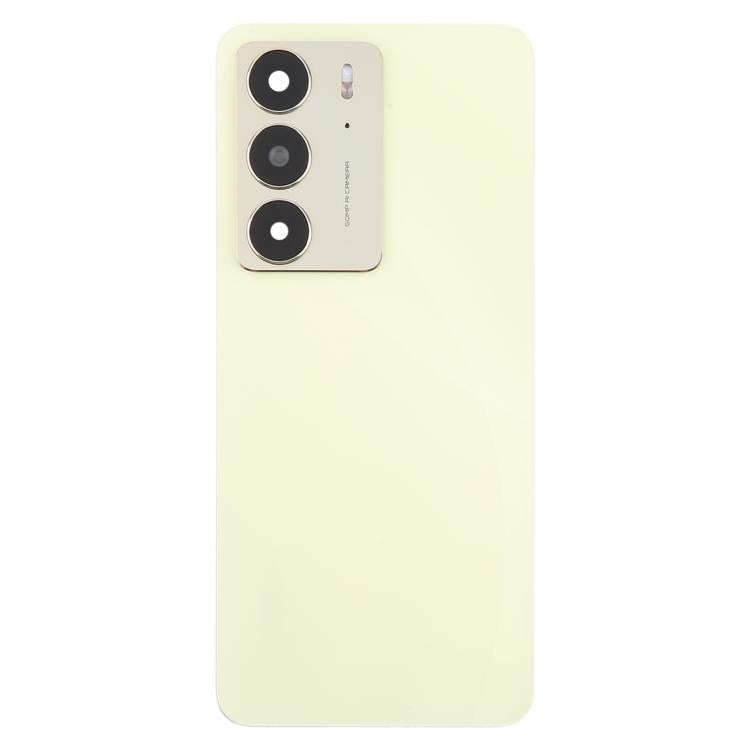 For Realme C75 4G Original Back Cover with Camera Lens Cover(Yellow)
