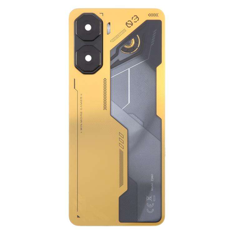 For ZTE nubia Neo 3 Plastic Battery Back Cover with Camera Lens Cover(Gold)