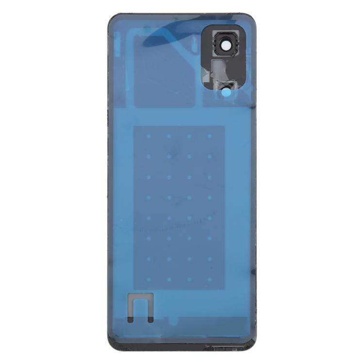For ZTE nubia Neo 3 Plastic Battery Back Cover with Camera Lens Cover(Silver)