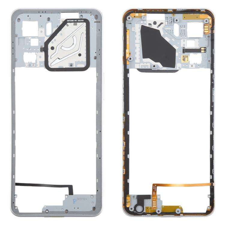 For ZTE nubia Neo 3 Plastic Middle Frame Bezel Plate (Silver)