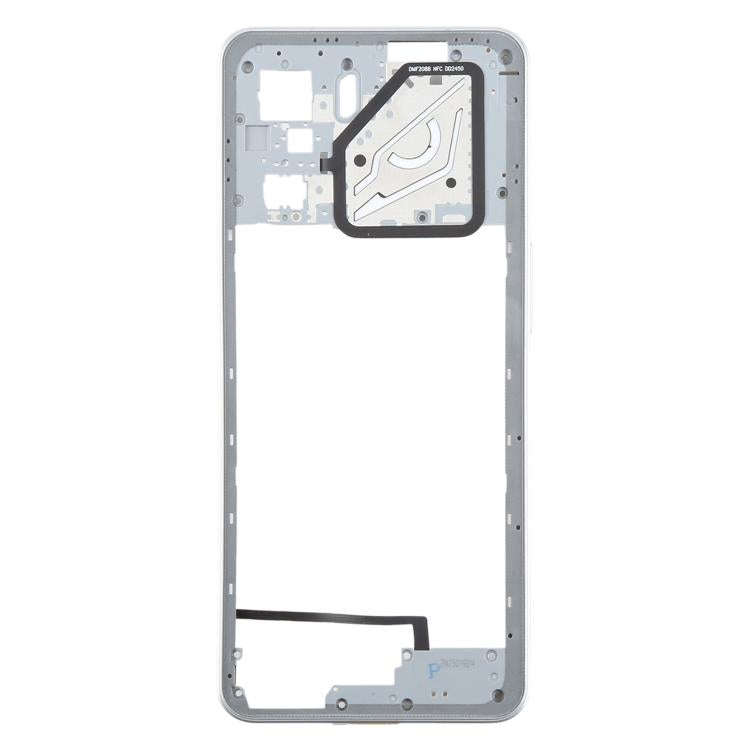For ZTE nubia Neo 3 Plastic Middle Frame Bezel Plate (Silver)