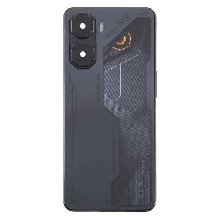 For ZTE nubia Neo 3 Plastic Battery Back Cover with Middle Frame / Camera Lens Cover(Black)