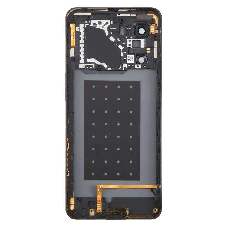 For ZTE nubia Neo 3 Plastic Battery Back Cover with Middle Frame / Camera Lens Cover(Black)