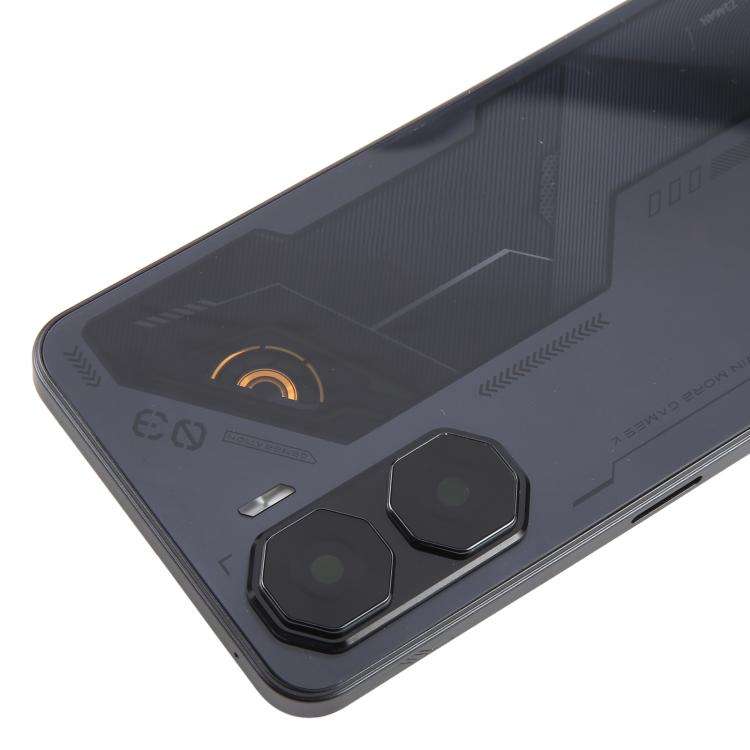 For ZTE nubia Neo 3 Plastic Battery Back Cover with Middle Frame / Camera Lens Cover(Black)