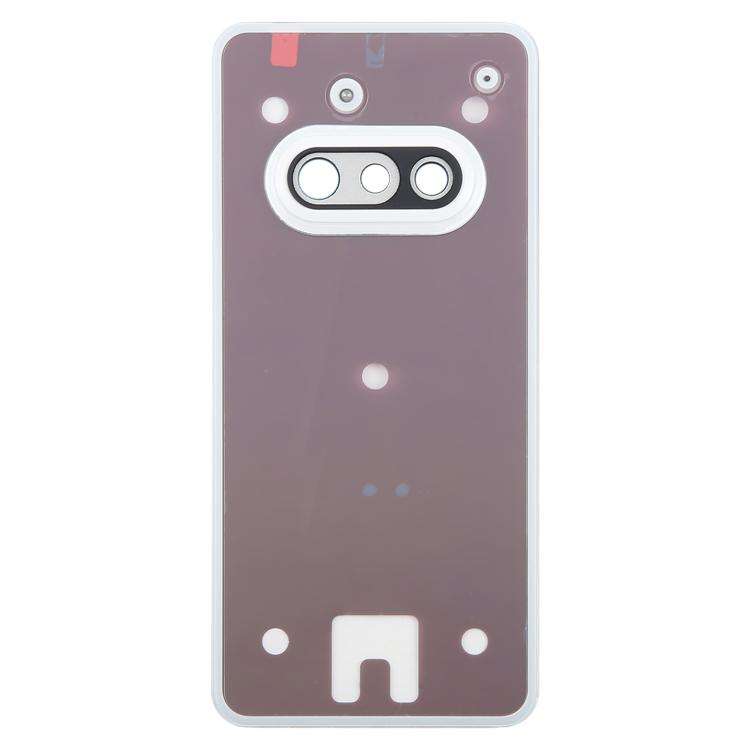 For Nothing Phone 3a A059 Glass Battery Back Cover with Camera Frame(White)