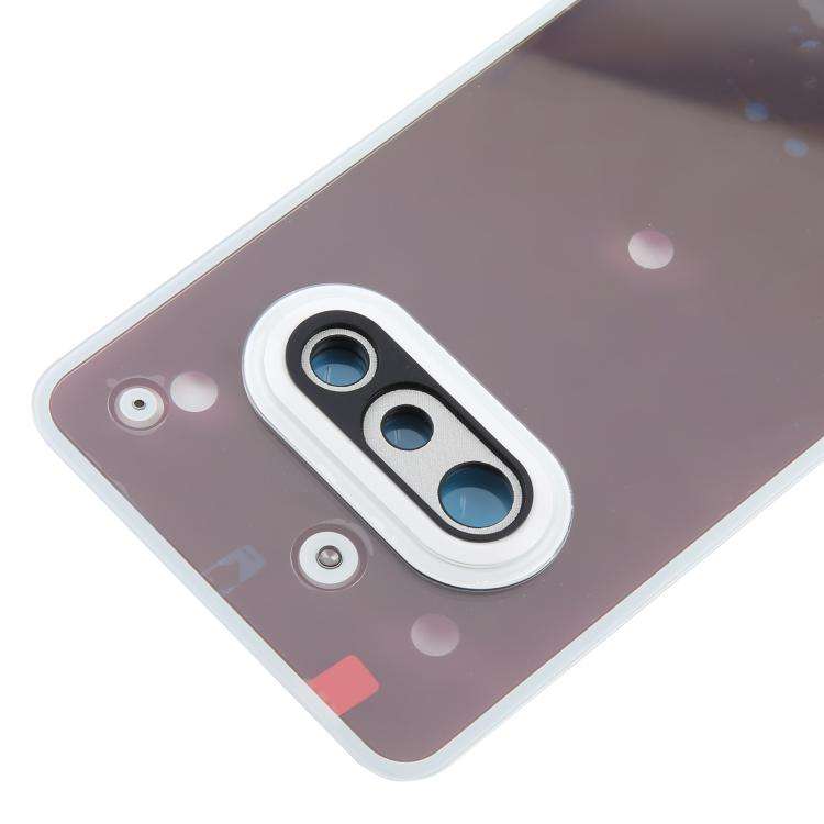 For Nothing Phone 3a A059 Glass Battery Back Cover with Camera Frame(White)
