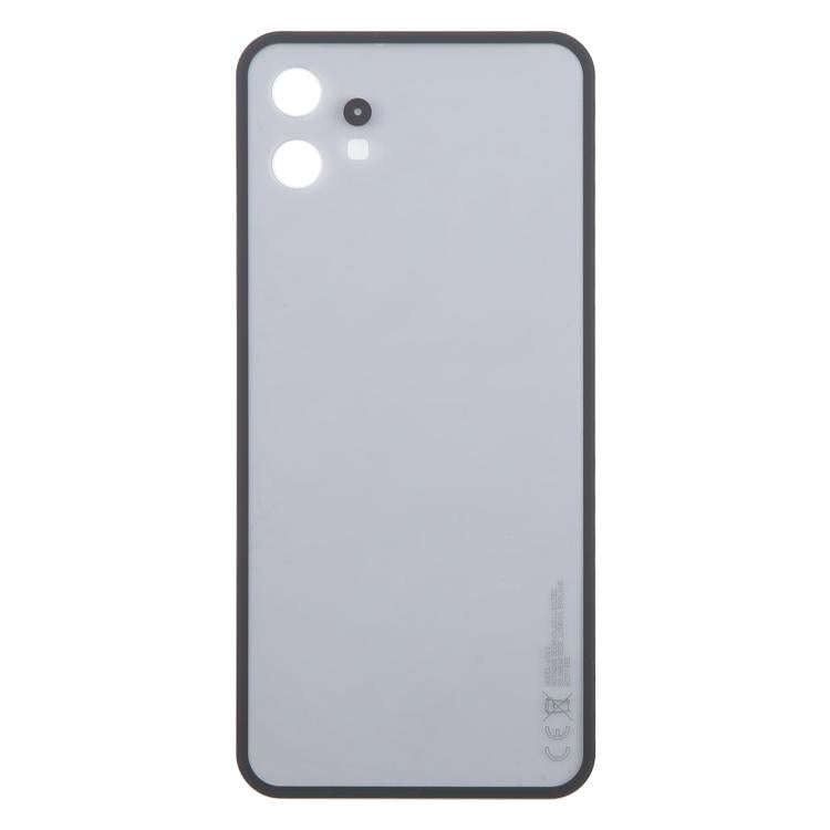 For Nothing Phone 1 A063 Glass Battery Back Cover(Transparent black)