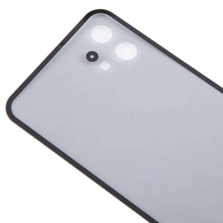 For Nothing Phone 1 A063 Glass Battery Back Cover(Transparent black)