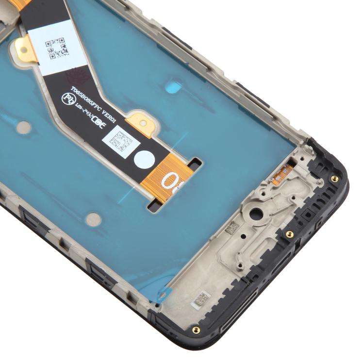 For Cricket Magic 2 5G 2024 U655AC LCD Screen Digitizer Full Assembly with Frame (Black)