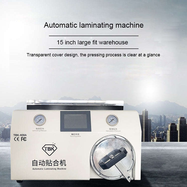 TBK-408A 15 inch Mobile Phone LCD Automatic Laminating Machine Transparent Cover and Autoclave Bu...