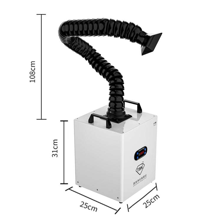 TBK618 220V Soldering Fume Extractor Industrial Soldering Iron Fume Laser Marking Fume Extractor ...