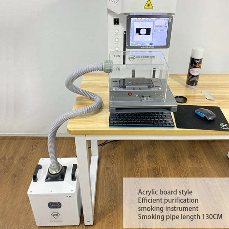 TBK618 220V Soldering Fume Extractor Industrial Soldering Iron Fume Laser Marking Fume Extractor ...