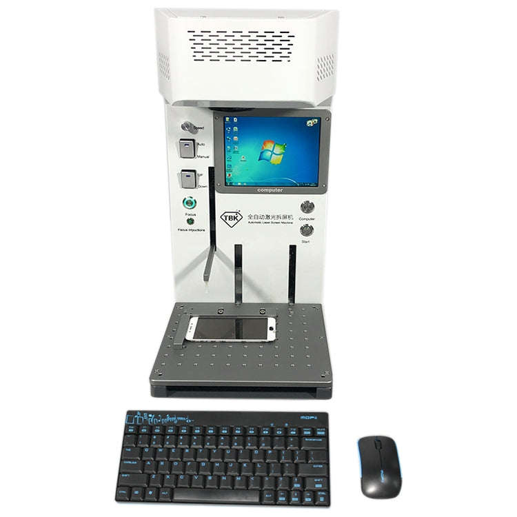 TBK-958A 220V Automatic Laser Cutting Machine Back Glass Remover Laser Separating Engraving Marki...