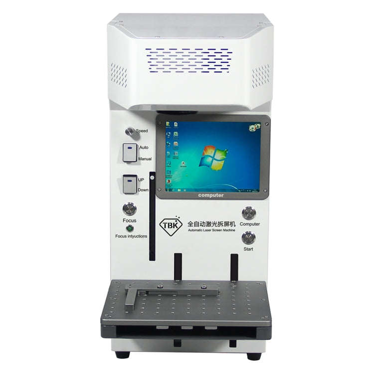TBK-958A 220V Automatic Laser Cutting Machine Back Glass Remover Laser Separating Engraving Marki...