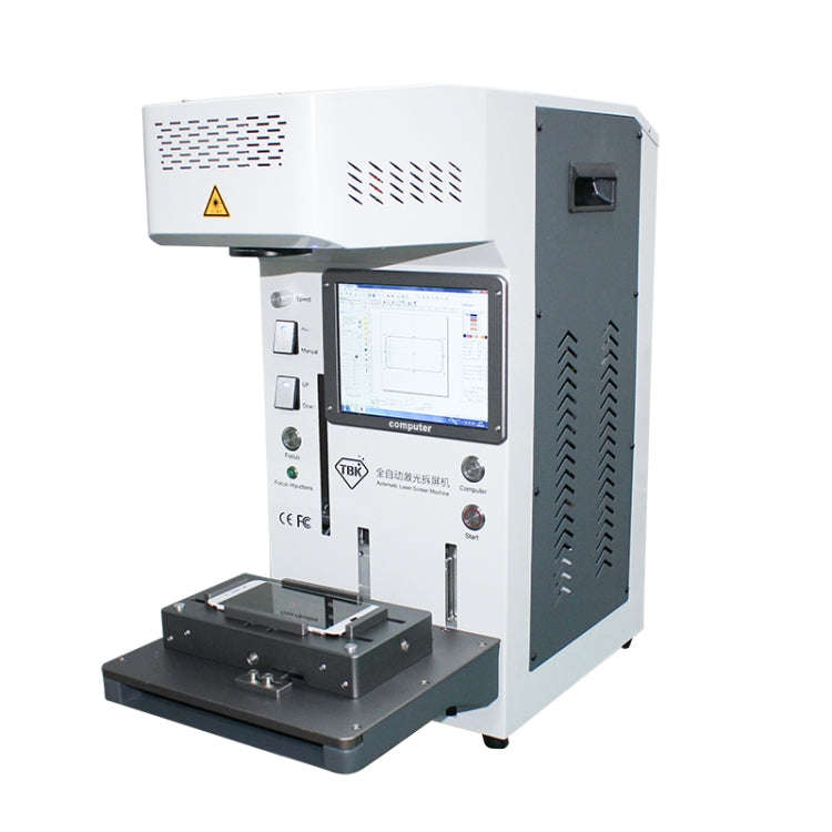 TBK-958A 220V Automatic Laser Cutting Machine Back Glass Remover Laser Separating Engraving Marki...