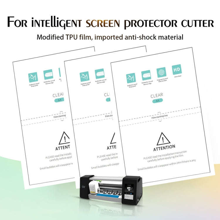 50 PCS F0005 HD TPU (Domestic) Soft Film Supplies for Protector Cutter