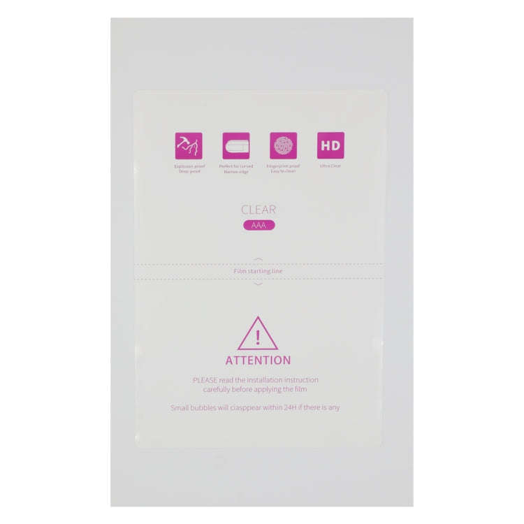 50 PCS F0007 HD TPU Tablet Soft Film Supplies for Protector Cutter