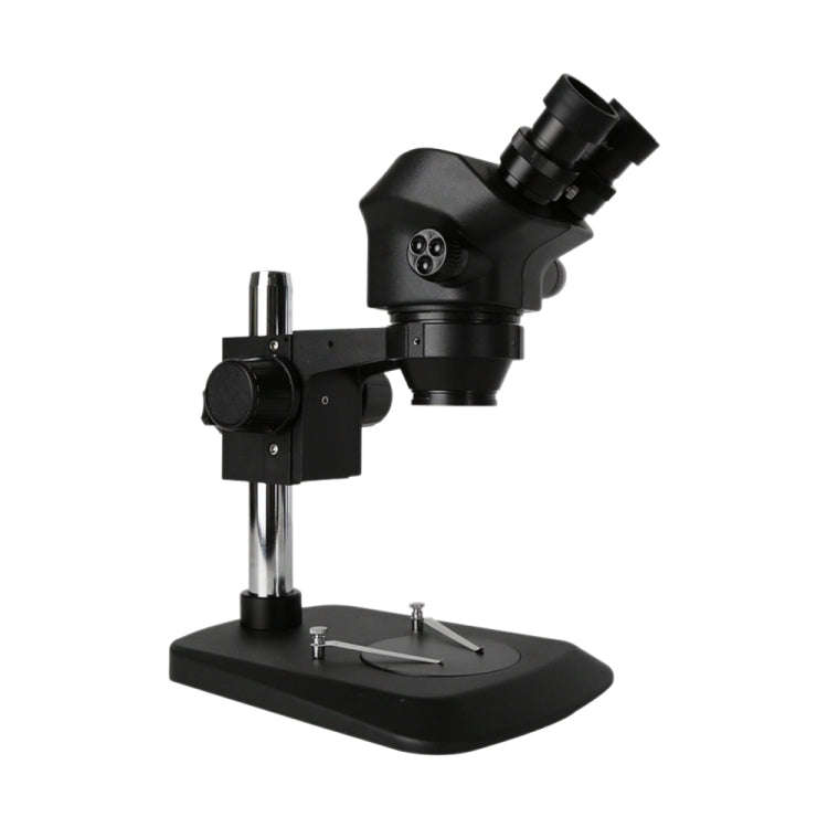 0.7X-50X Stereo Microscope Binocular Microscope With Light(Black)