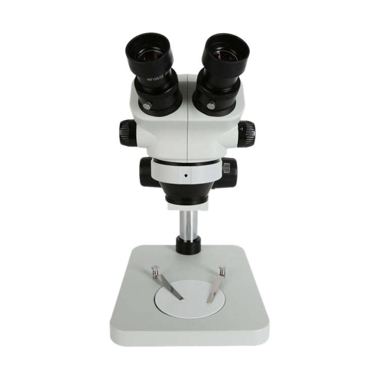 0.7X-50X Stereo Microscope Binocular Microscope With Light(White)