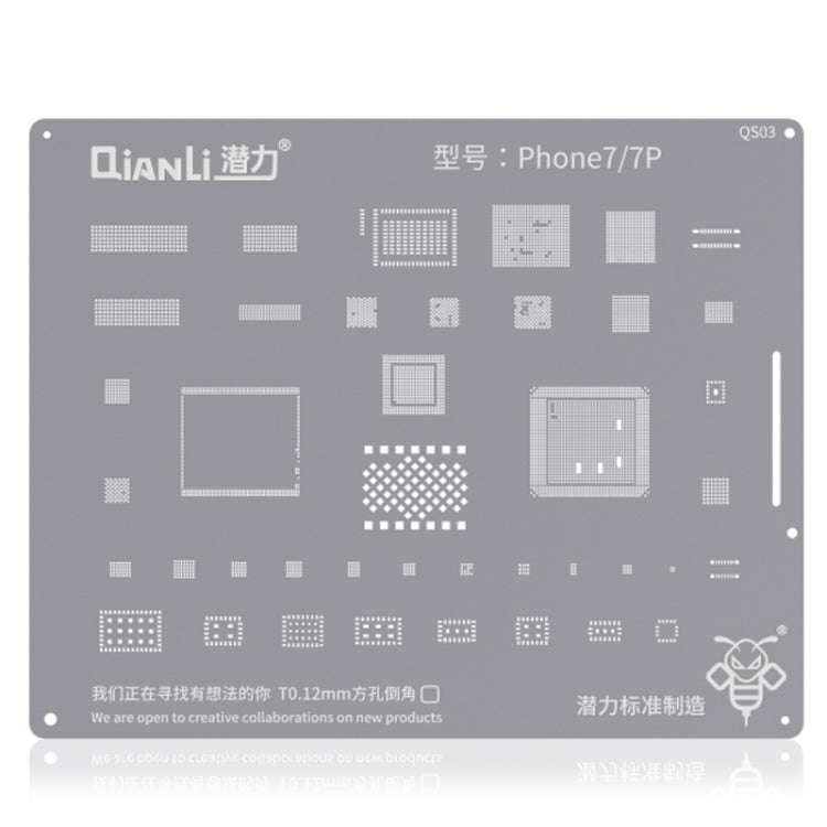 Qianli QS03 Bumblebee Stencils BGA Reballing Planting Tin Plate For iPhone 7/7 Plus