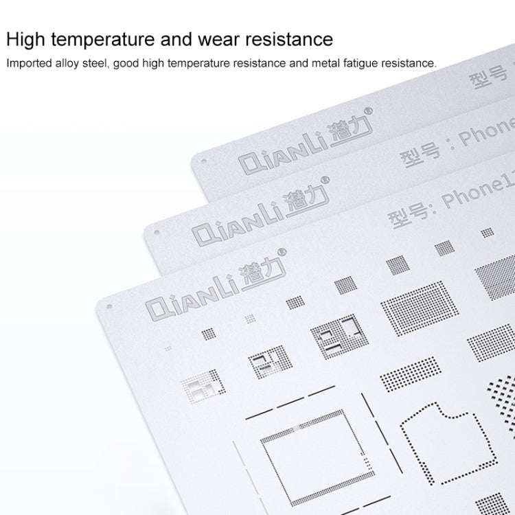 Qianli QS04 Bumblebee Stencils BGA Reballing Planting Tin Plate For iPhone X/8/8 Plus