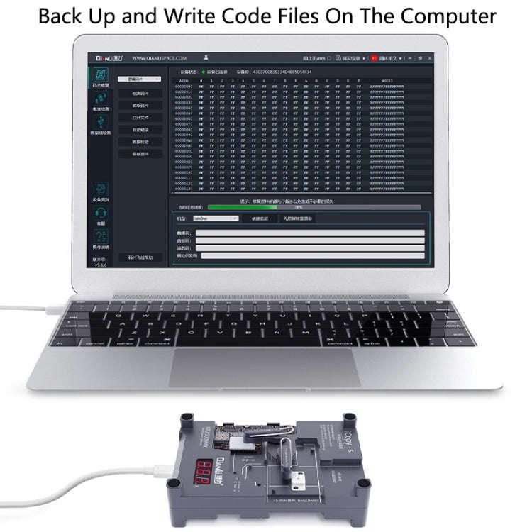 Qianli iCopy-S Double Sided Chip Test Stand 4 in1 Logic Baseband EEPROM Chip Non-removal For iPho...