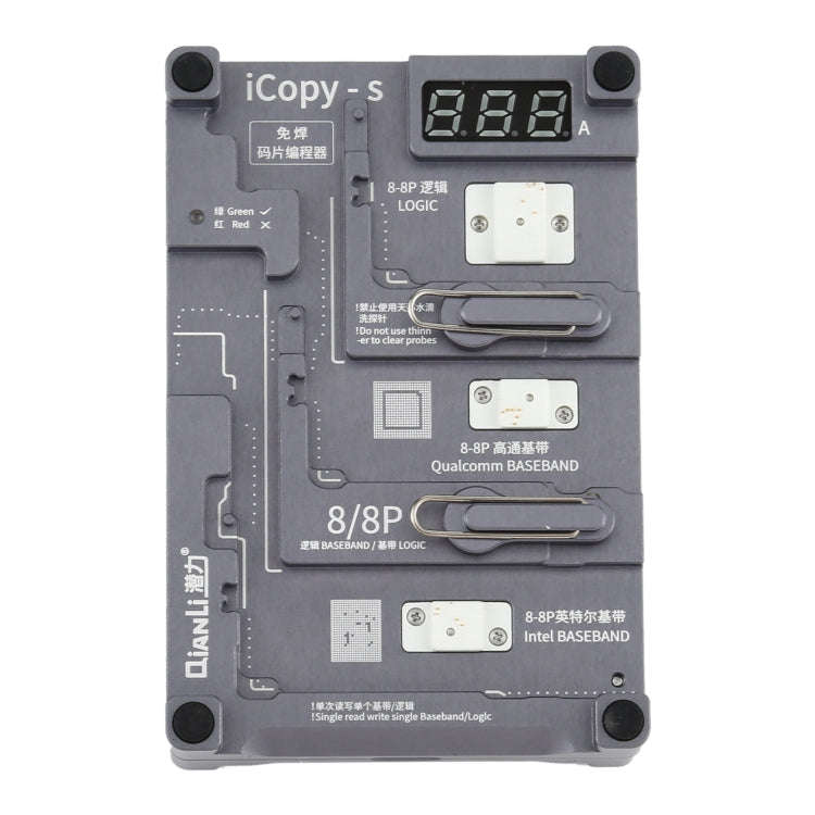 Qianli iCopy-S Double Sided Chip Test Stand 4 in1 Logic Baseband EEPROM Chip Non-removal For iPho...
