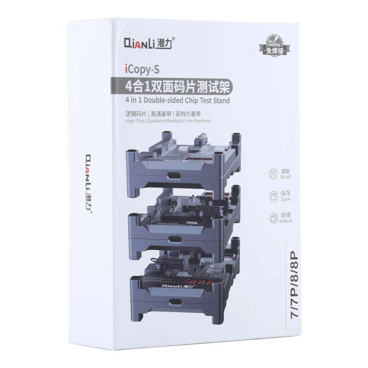 Qianli iCopy-S Double Sided Chip Test Stand 4 in1 Logic Baseband EEPROM Chip Non-removal For iPho...