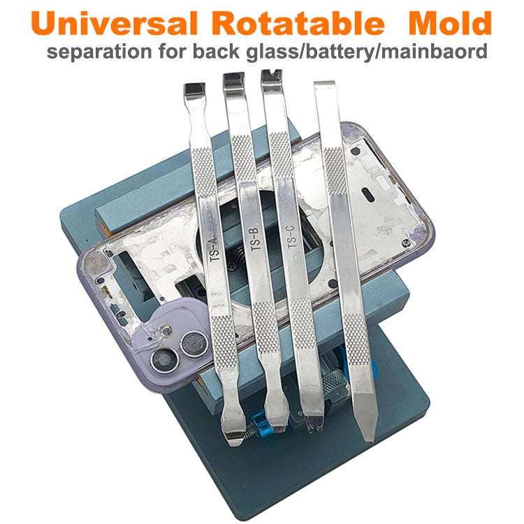 XHZC-125 360 Degrees Rotating Multifunction PCB Fixture Mainboard Repair Holder + 4 in 1 Metal Cr...