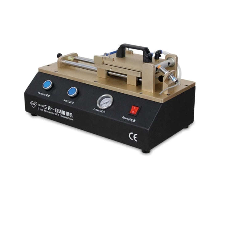 TBK-765 3 in1 Automatic OCA Laminating Machine LCD Touch Screen Air Compressor Machine Built-in V...