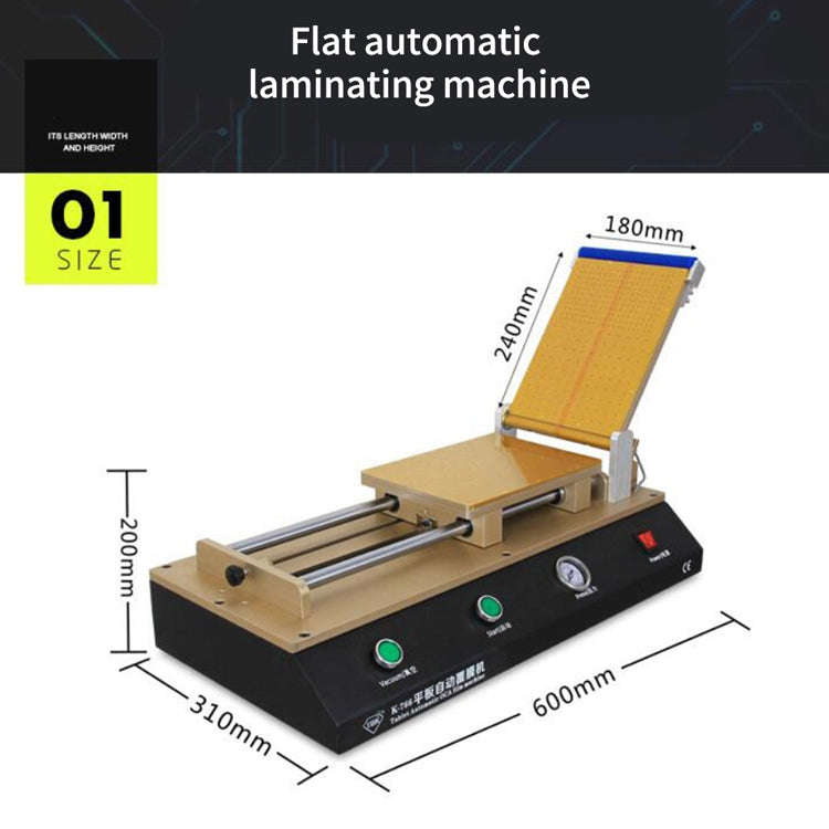 TBK-766 12 inch Tablet Automatic OCA Laminator Machine Polarizer Film Laminator Machine for LCD R...