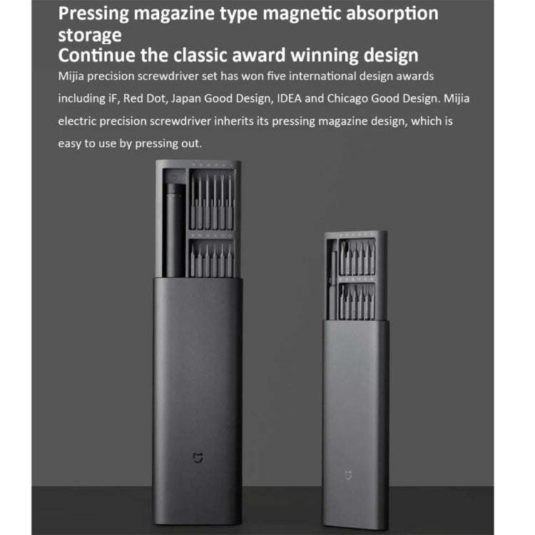 25 in 1 Original Xiaomi Mijia Electric Precision Screwdriver Kit Rechargeable Magnetic Aluminum Case