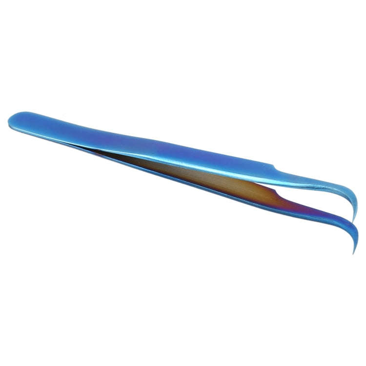 Vetus MCS-15 Bright Blue Curved Tweezers