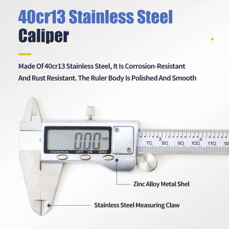 0-150mm LCD Digital Calipers Electronic Digital Vernier Caliper
