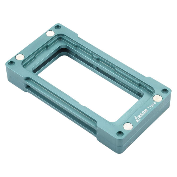 Magnetic LCD Screen Frame Bezel Pressure Holding Mold Clamp Mold For iPhone 11 Pro