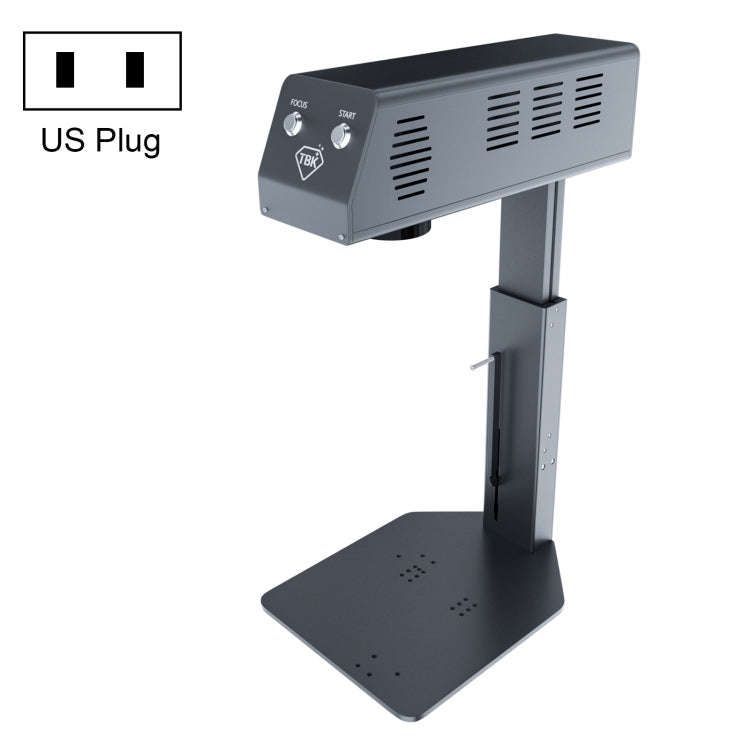 TBK-958M Laser Marking Machine Auto Focus Frame Separator 2 in 1 Engraving Equipment, US Plug