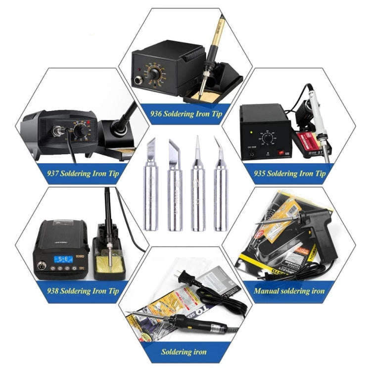 Mechanic 900M-T 4 in 1 Soldering Iron Tips