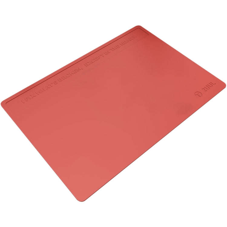 2UUL Heat Resisting Silicone Pad, Size: 40 x 28cm (Red)