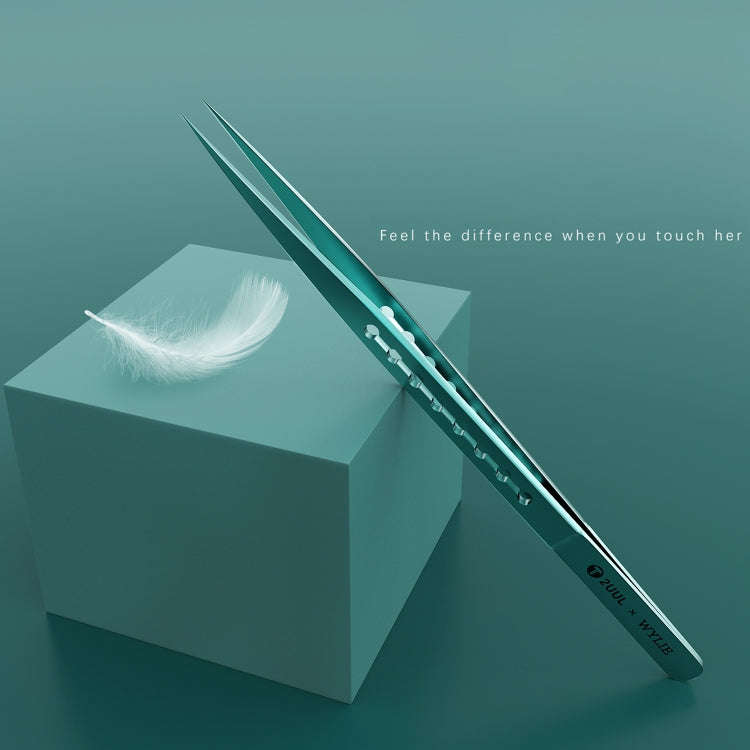 2UUL & WYLIE Ti11 Titanium Alloy Straight Tip Tweezers