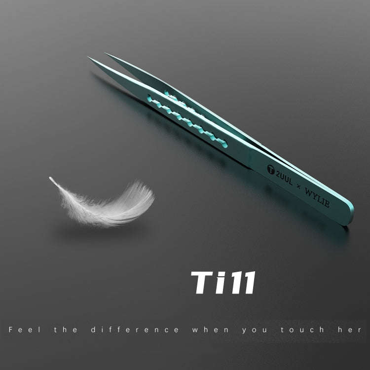2UUL & WYLIE Ti11 Titanium Alloy Straight Tip Tweezers