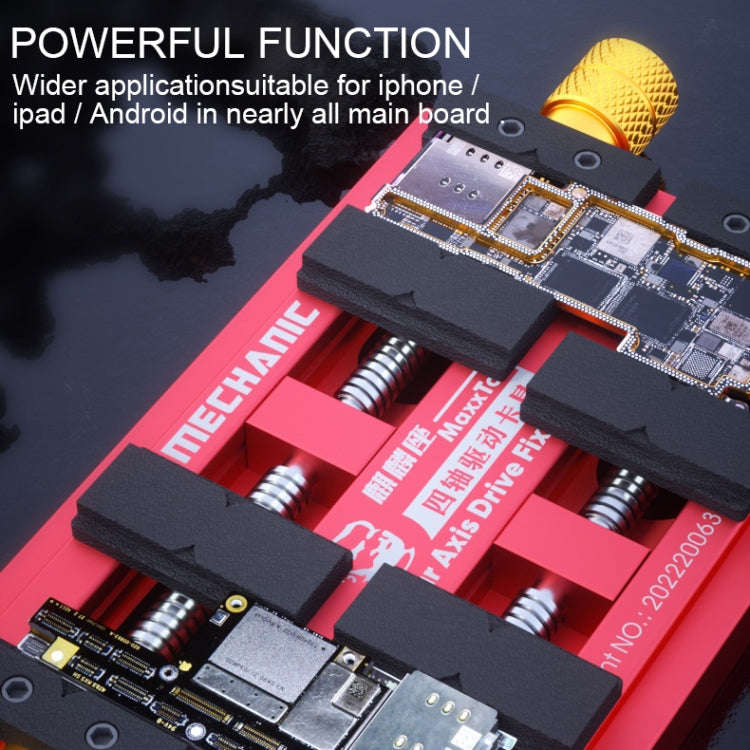 Mechanic MaxxTor Four-Axis Drive Fixture Motherboard Repair