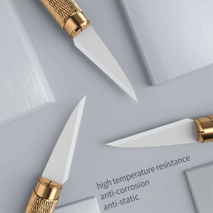 Mijing 3 in1 Antistatic Ceramic Knife Set
