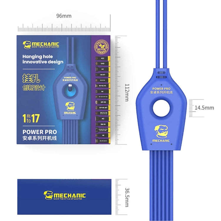 Mechanic Power Pro 17 in 1 Mobile Phone Power Supply Test Cable for Android